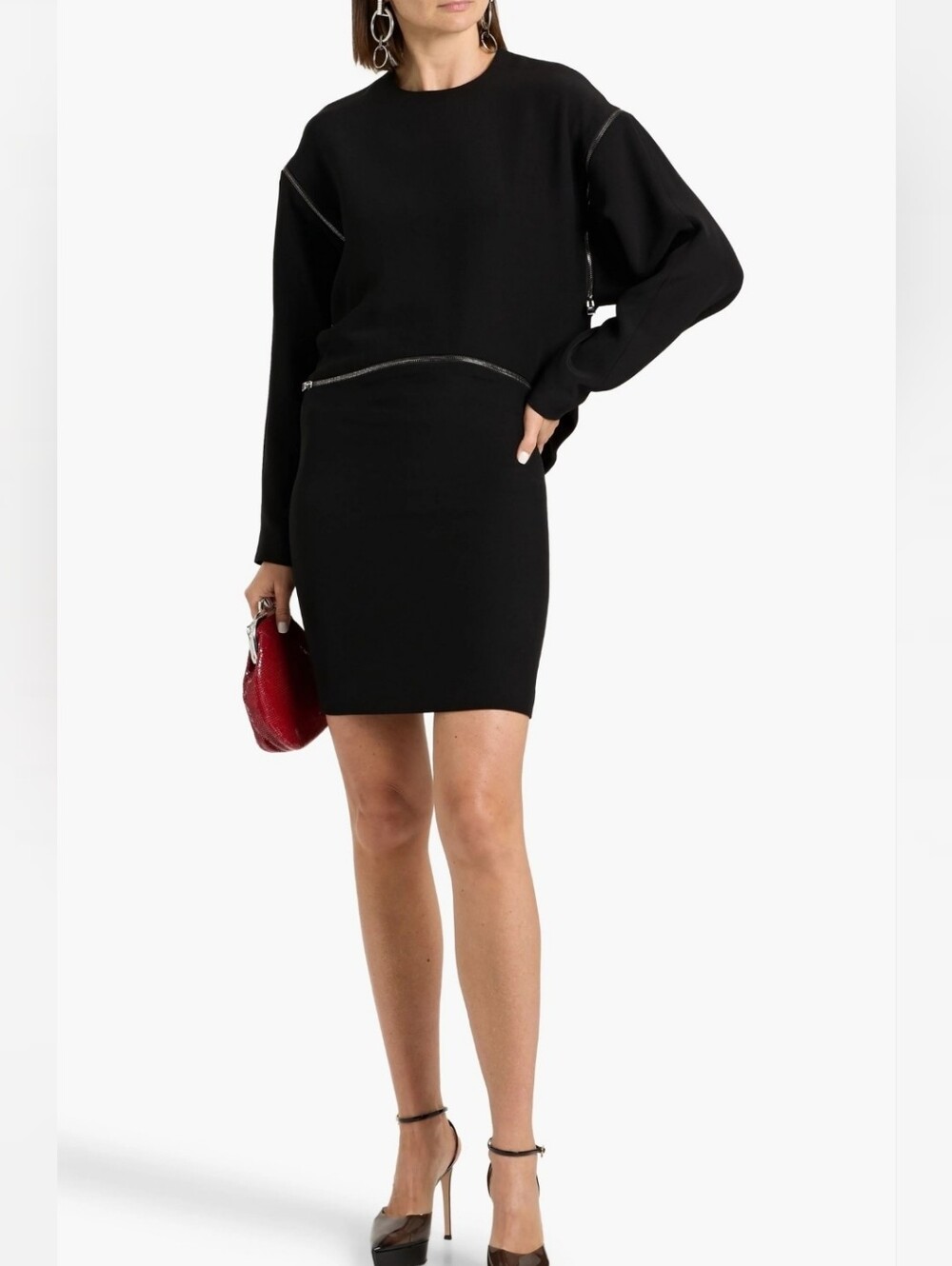 Tom Ford Crepe Cutout Mini Dress XS